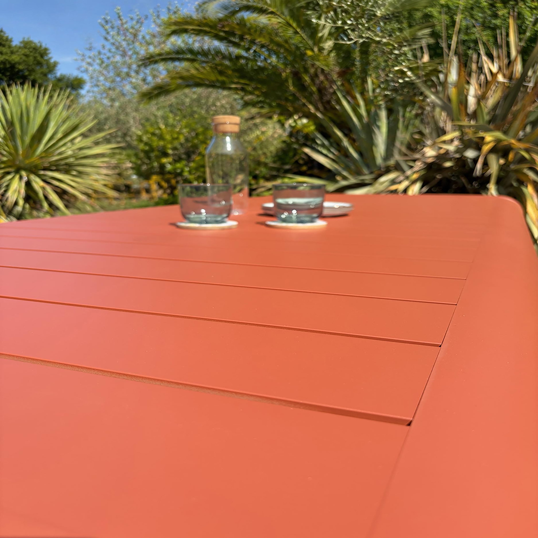 Voir la diapositive 3 : DCB GARDEN Table de jardin en aluminium