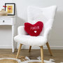 Voir la diapositive 5 : Paris Prix Coussin Plaid Sherpa  Cœur  120x150cm Rouge