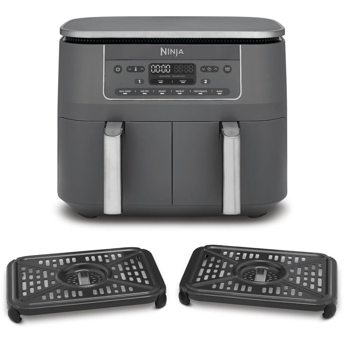 NINJA Friteuse sans huile Airfryer Foodi Dual Zone DZ300EU