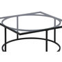 Voir la diapositive 4 : Paris Prix Table Basse Design en Verre  Skanor  90cm Noir