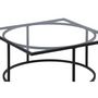 Voir la diapositive 4 : Paris Prix Table Basse Design en Verre  Skanor  90cm Noir