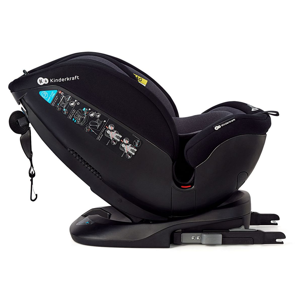 KINDERKRAFT Siège auto Safety-Fix noir