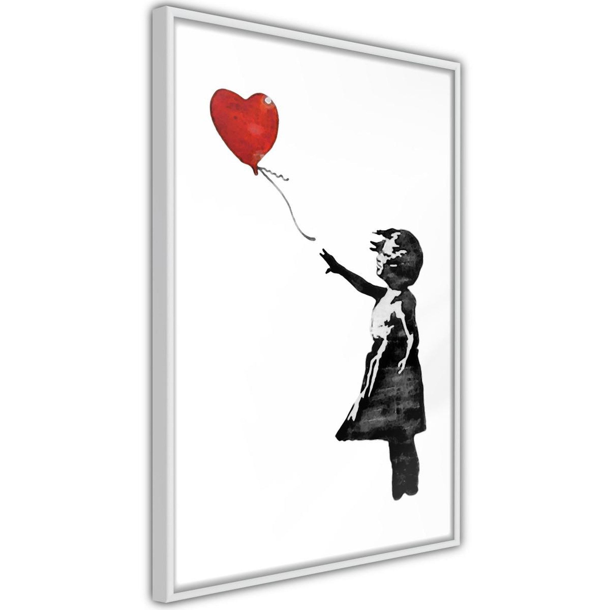 Paris Prix Affiche Murale Encadrée  Banksy Girl with Balloon II