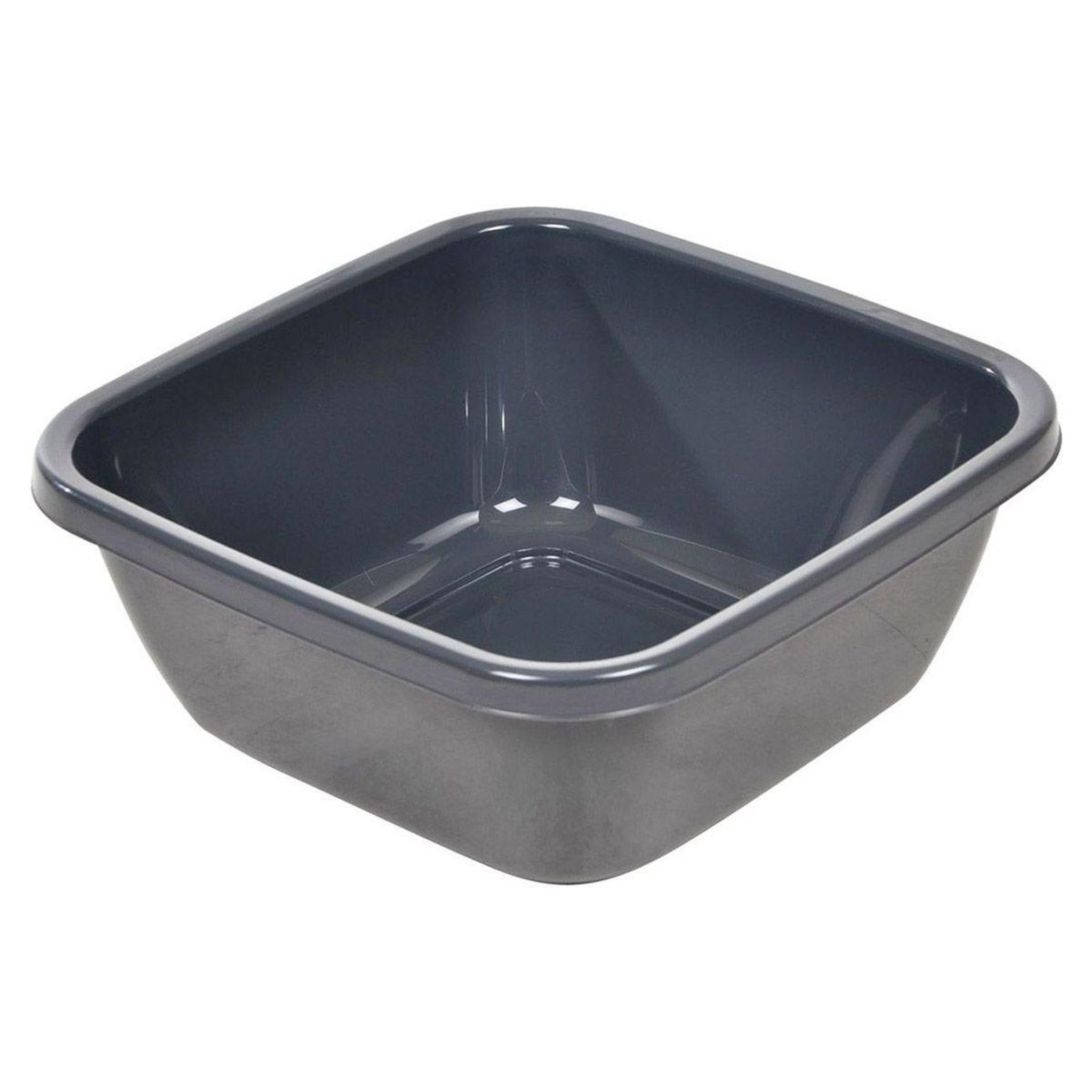 HOMEA Bassine carrée  bassin  6l anthracite