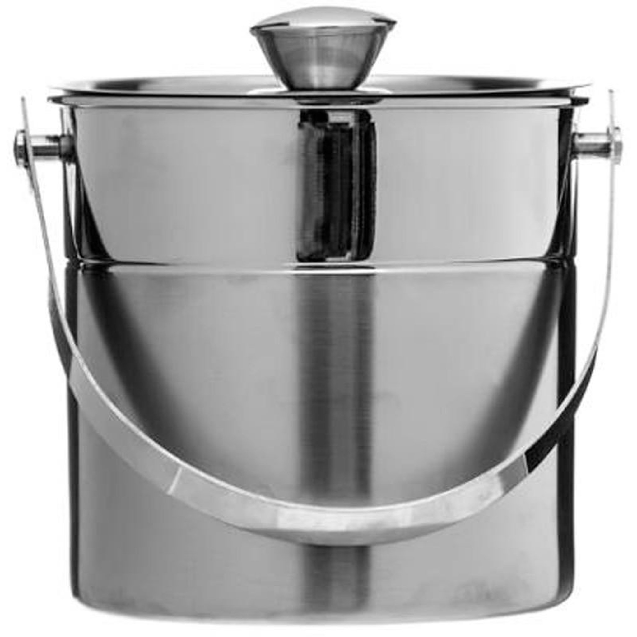 Voir la diapositive 2 :  Seau à Glace Métal  Double Finition  15cm Argent