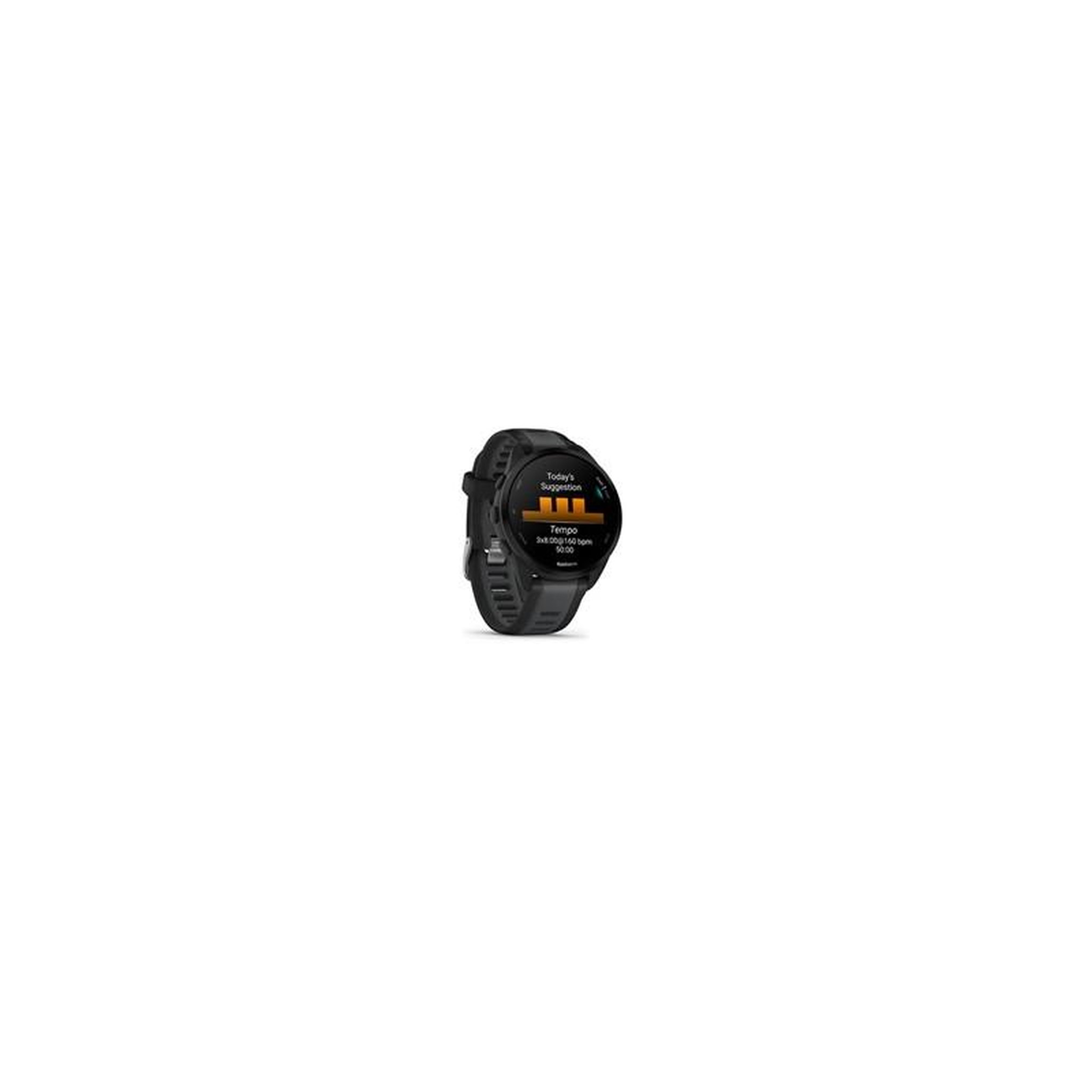 Voir la diapositive 1 : GARMIN Montre connectée Garmin Forerunner 165 Noir Gris fonce