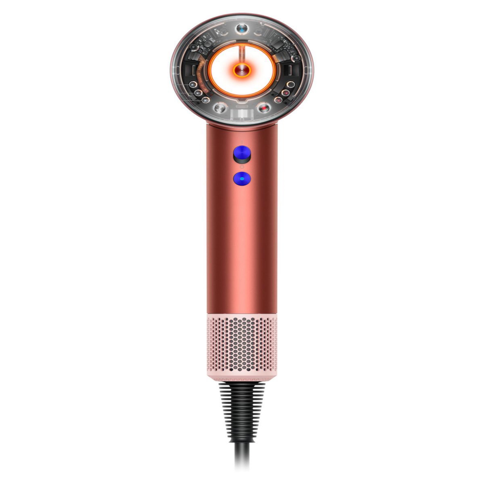 Voir la diapositive 3 : Dyson Sèche-cheveux Dyson Supersonic Nural fraise cuivré et rose poudré
