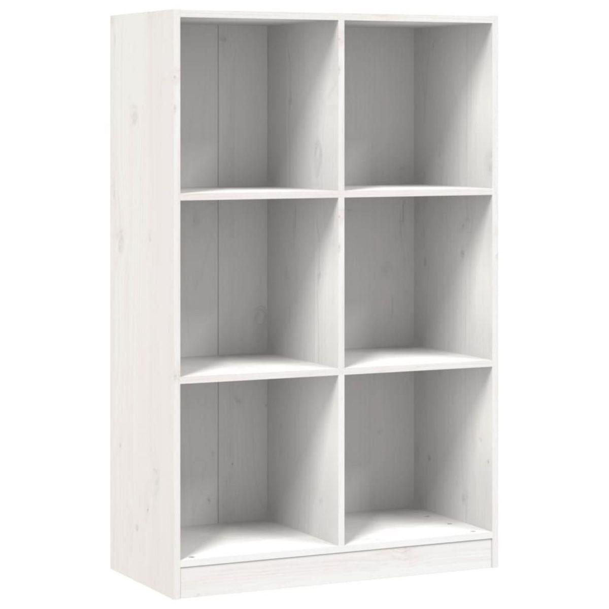 VIDAXL Bibliotheque blanc 70x33x110 cm bois massif de pin