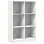 Voir la diapositive 2 : VIDAXL Bibliotheque blanc 70x33x110 cm bois massif de pin