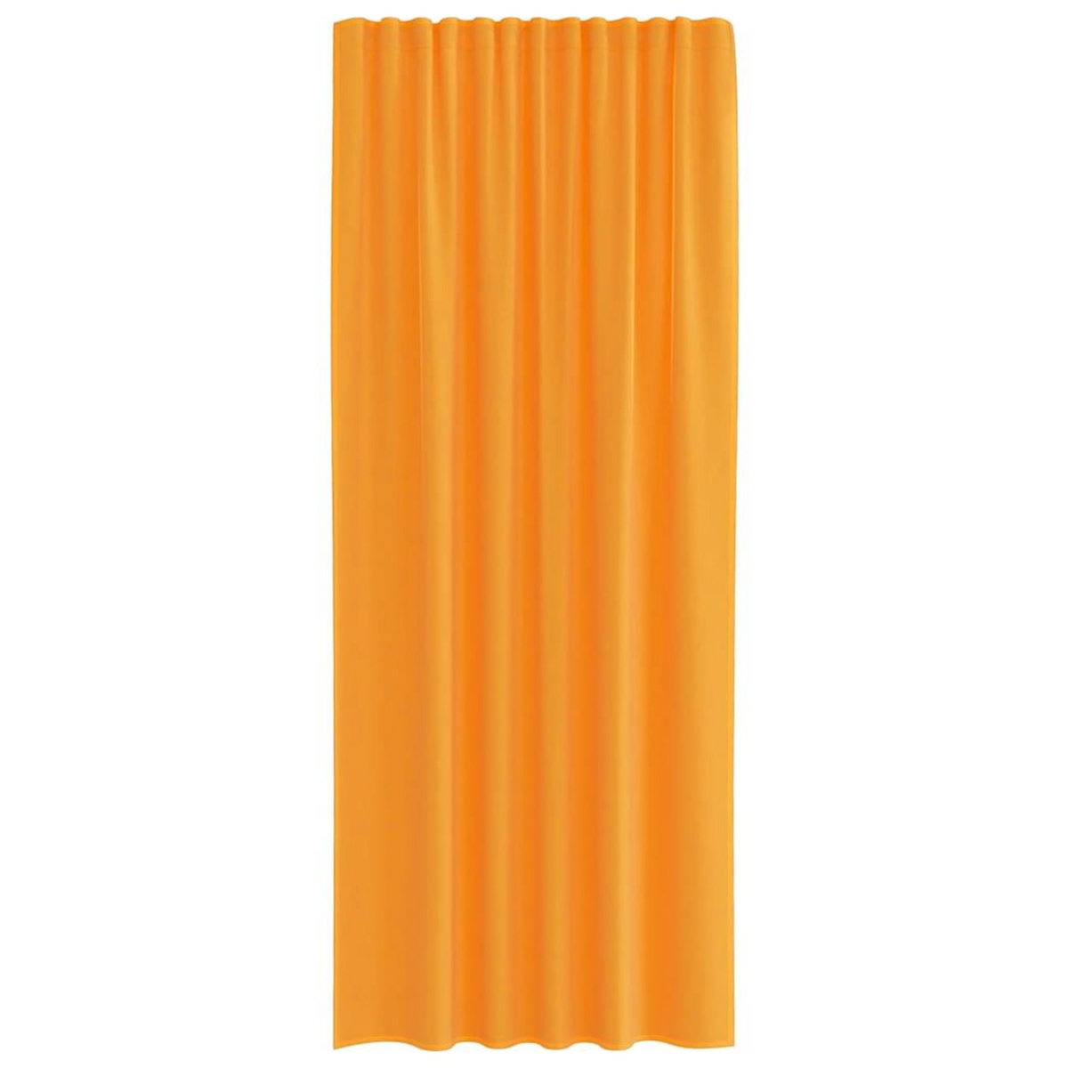 VIDAXL Rideaux en voile avec boucles 2 pcs orange 140x225 cm