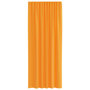 Voir la diapositive 4 : VIDAXL Rideaux en voile avec boucles 2 pcs orange 140x225 cm