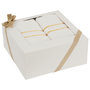 Voir la diapositive 1 : ACTUEL Coffret cadeau 1 serviette 50x90 + 1 serviette 70x130 en coton liteau doré 