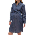 MAMALICIOUS Robe de Grossesse  Femme Mamalicious Natalia. Coloris disponibles : Bleu
