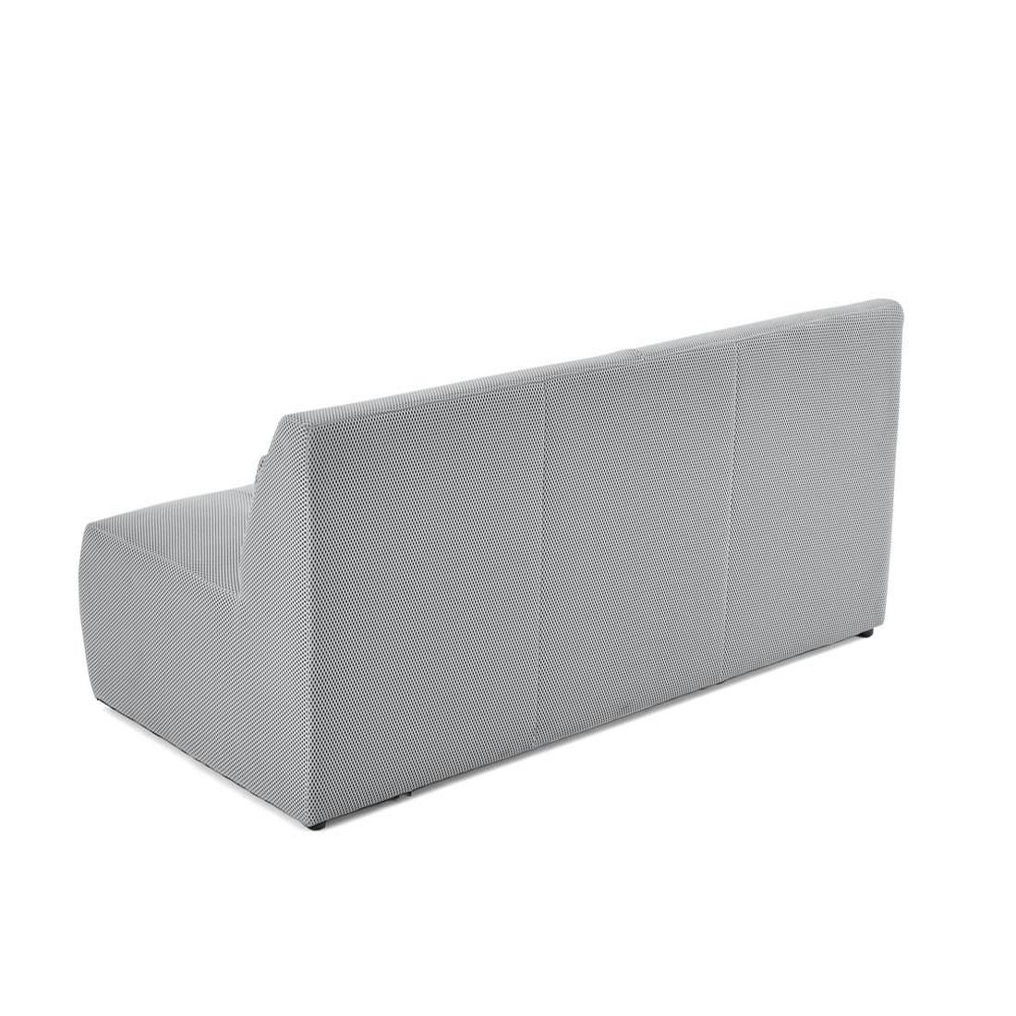 Voir la diapositive 4 : LISA DESIGN Onyx - canapé droit 3 places - en tissu mailles 3d