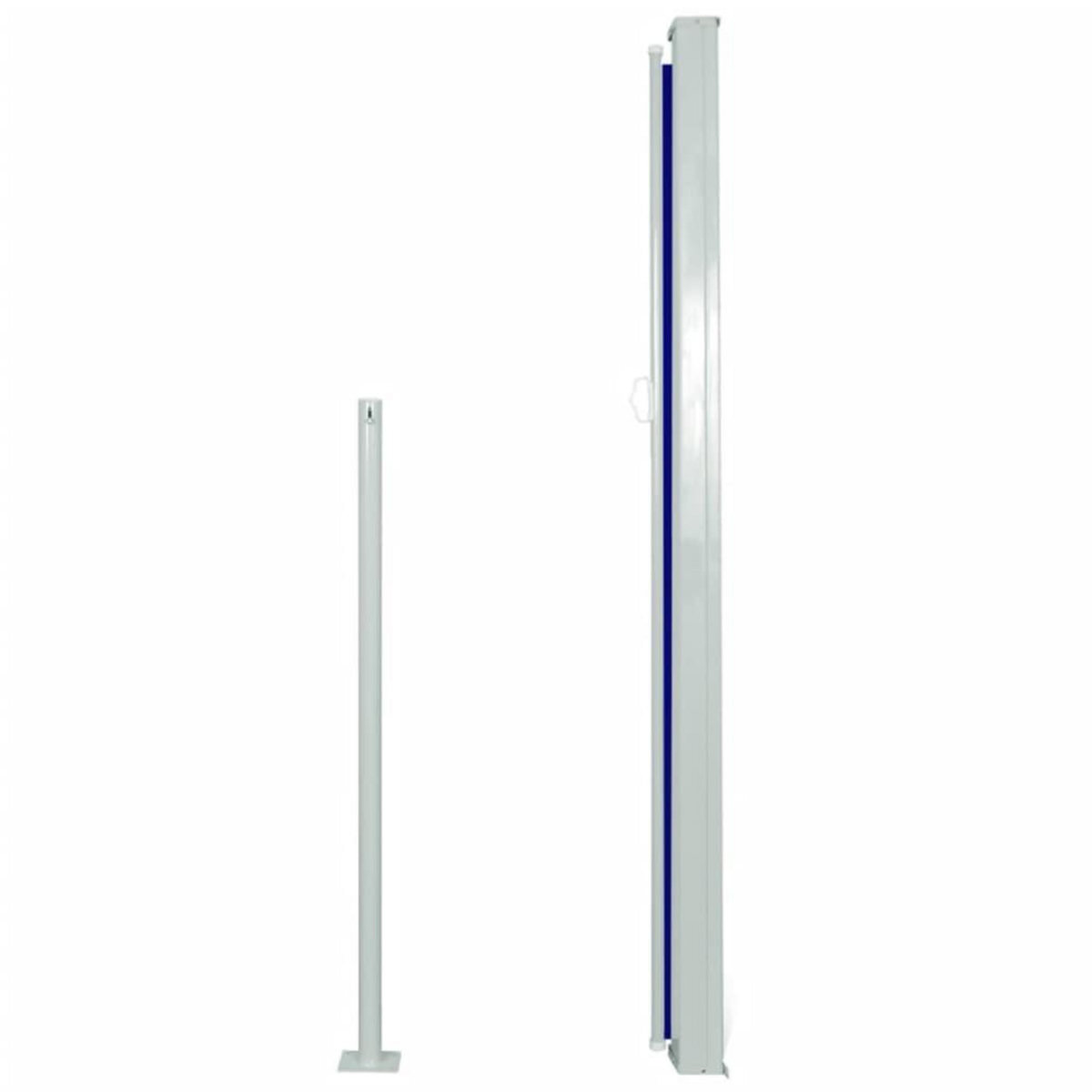 VIDAXL Auvent lateral retractable de patio 160x300 cm Bleu