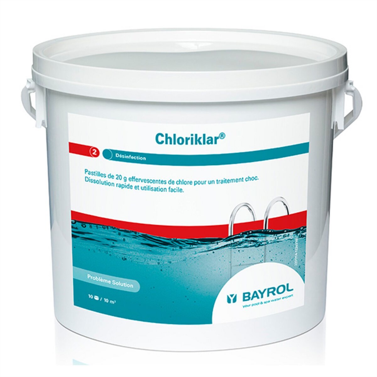 Bayrol Chlore choc pastille 5kg - chloriklar pas cher 