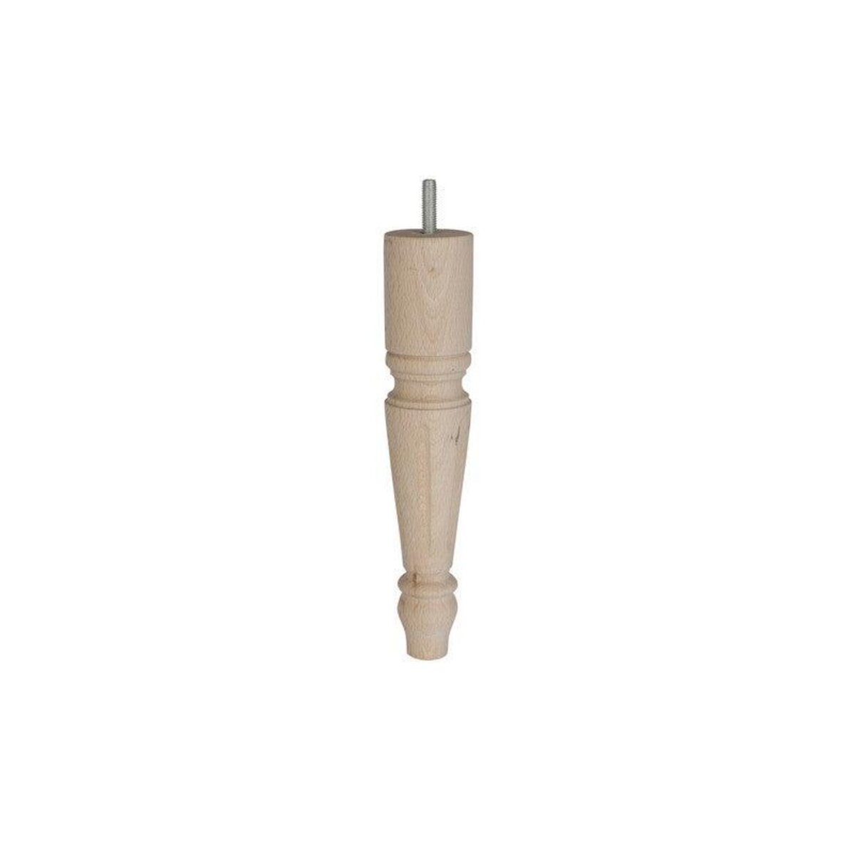 CIME Pied De Lit / Sommier Autres Fixe Hêtre Brut Blanc/Beige, 23 Cm