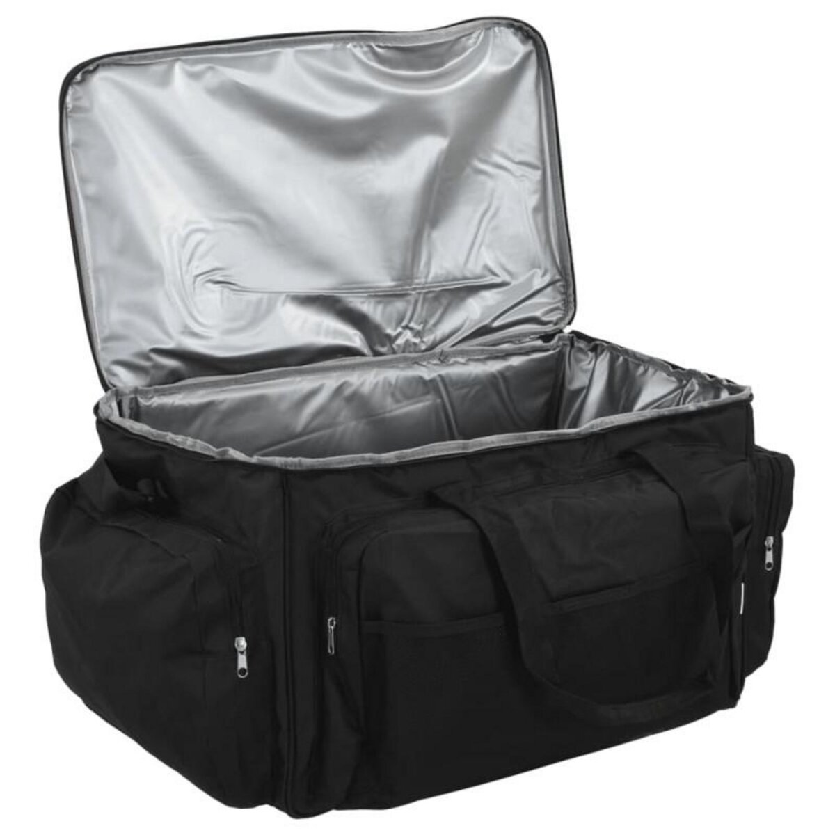 VIDAXL Sac de pêche imperméable noir tissu oxford