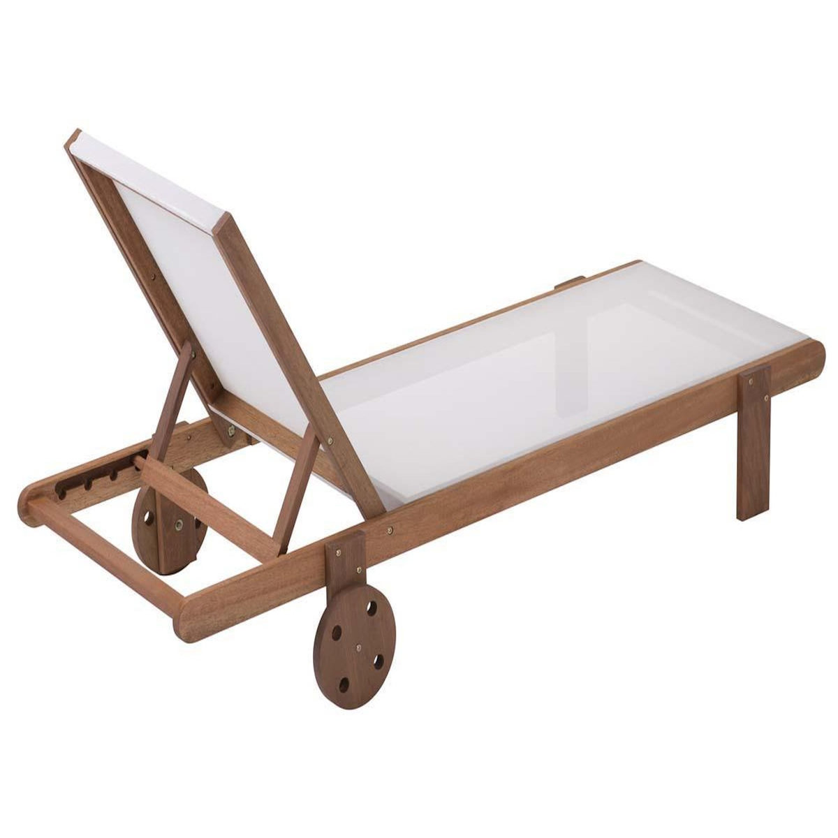 Habitat et Jardin Bain de soleil en bois exotique  Saïgon  - Maple - Ecru - Lot de 4