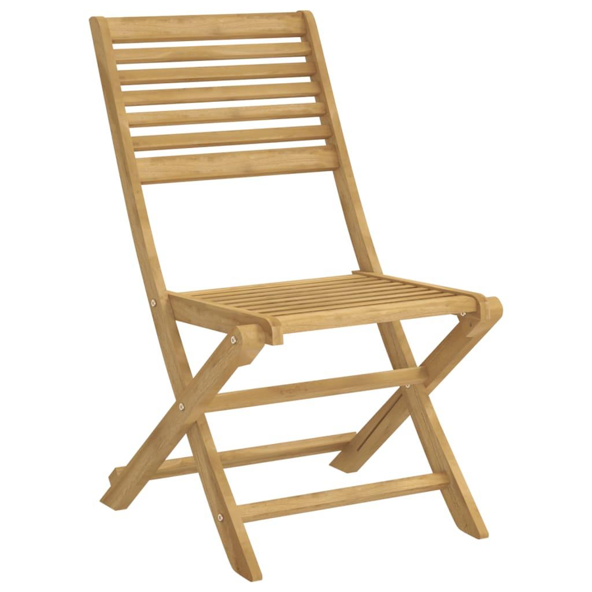 Voir la diapositive 4 : VIDAXL Chaises pliables de jardin lot de 6 bois massif d'acacia