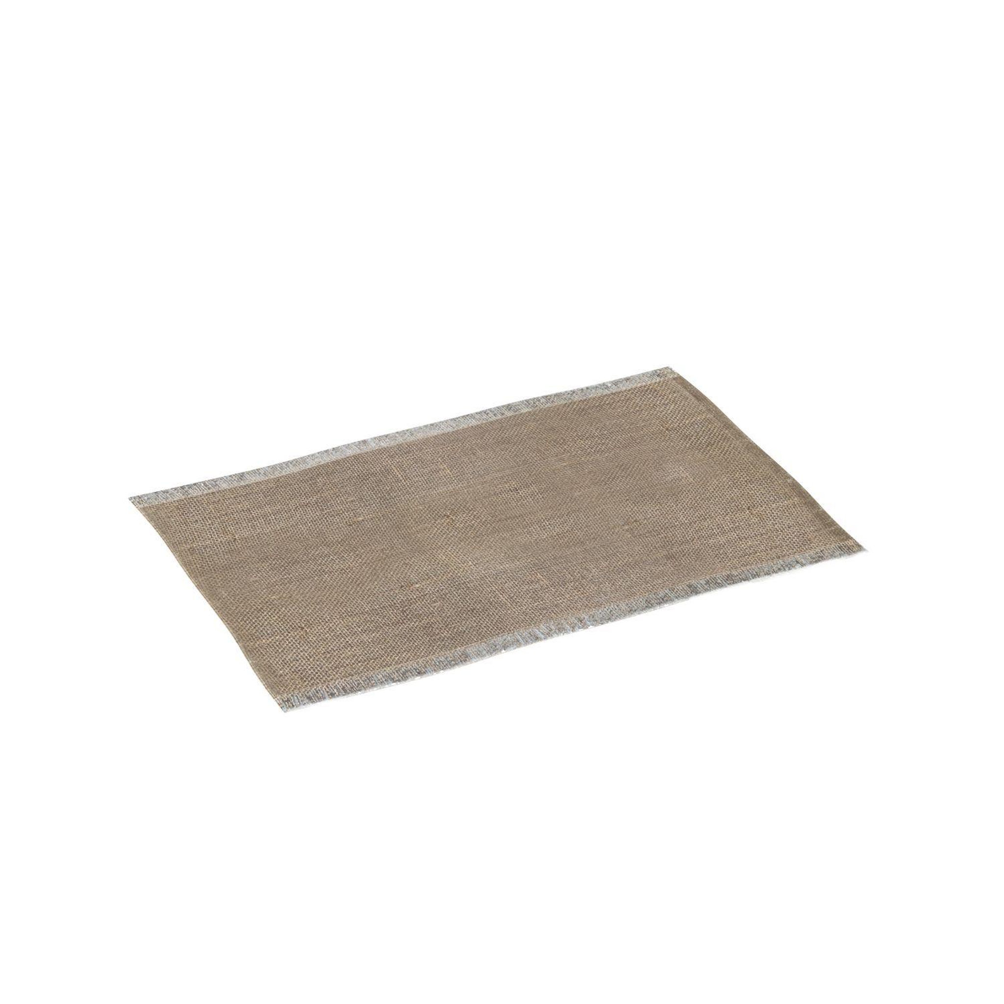 Voir la diapositive 5 : TOILINUX Lot de 6 sets de table à franges - 45 x 30 cm - naturel