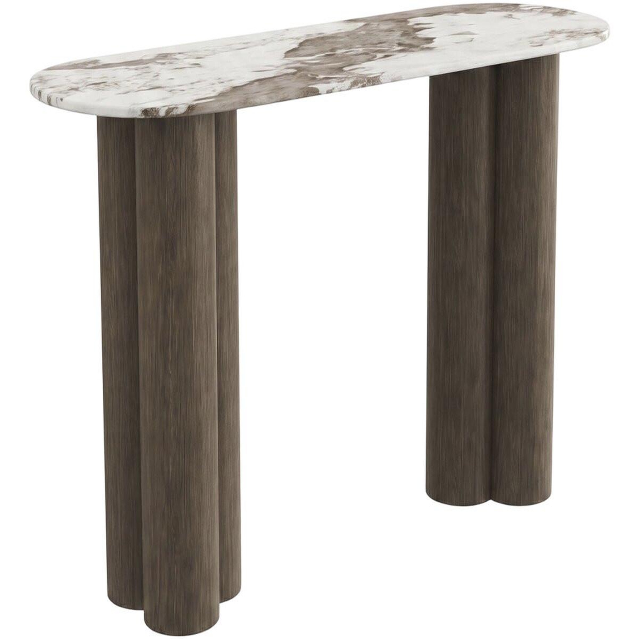Habitat et Jardin Console avec plateau en céramique  Zora  - 140 cm - Marron