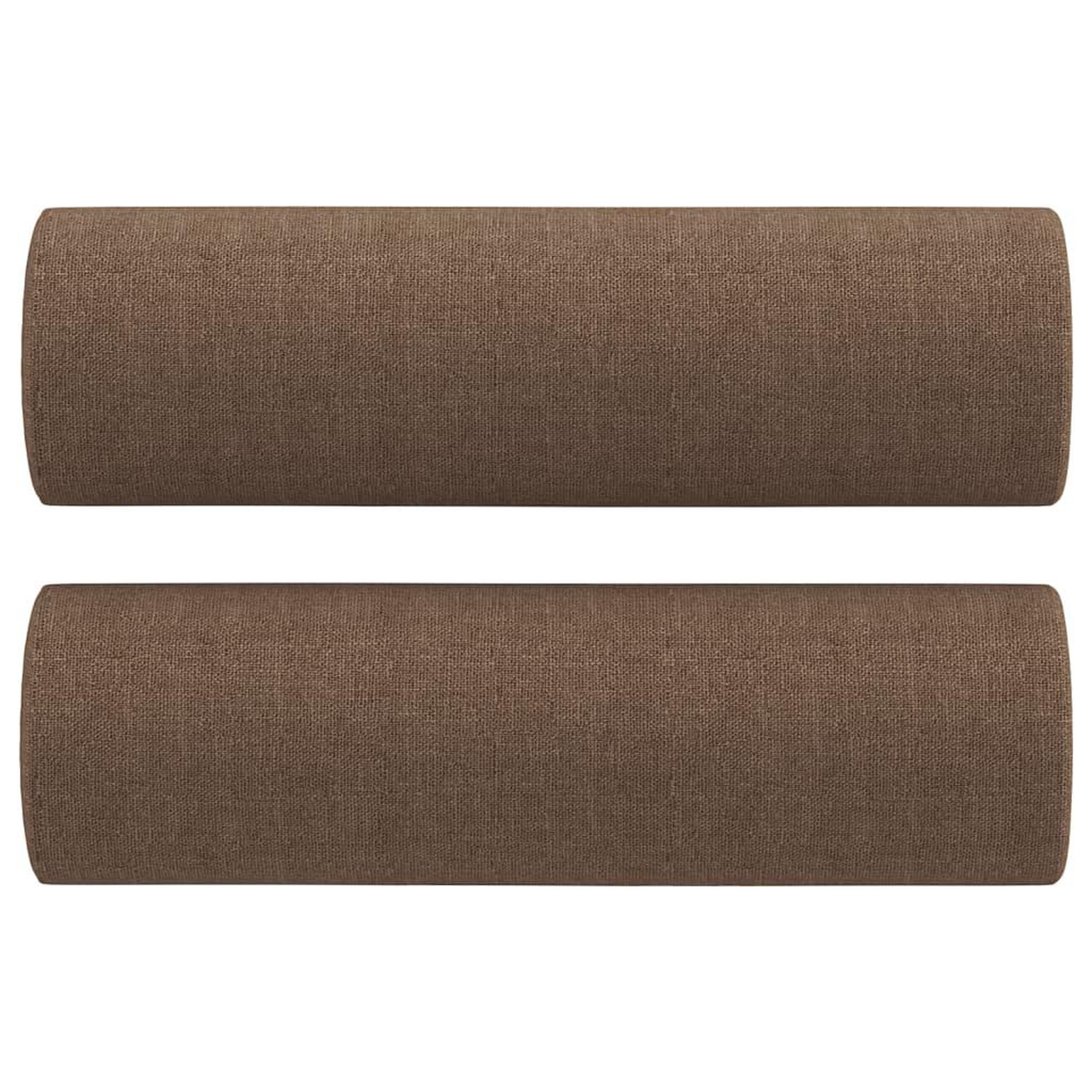Voir la diapositive 5 : VIDAXL Ensemble de canapes 2 pcs avec coussins marron tissu