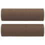 Voir la diapositive 5 : VIDAXL Ensemble de canapes 2 pcs avec coussins marron tissu