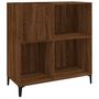 Voir la diapositive 2 : VIDAXL Armoire a disques chene marron 84,5x38x89 cm bois d'ingenierie