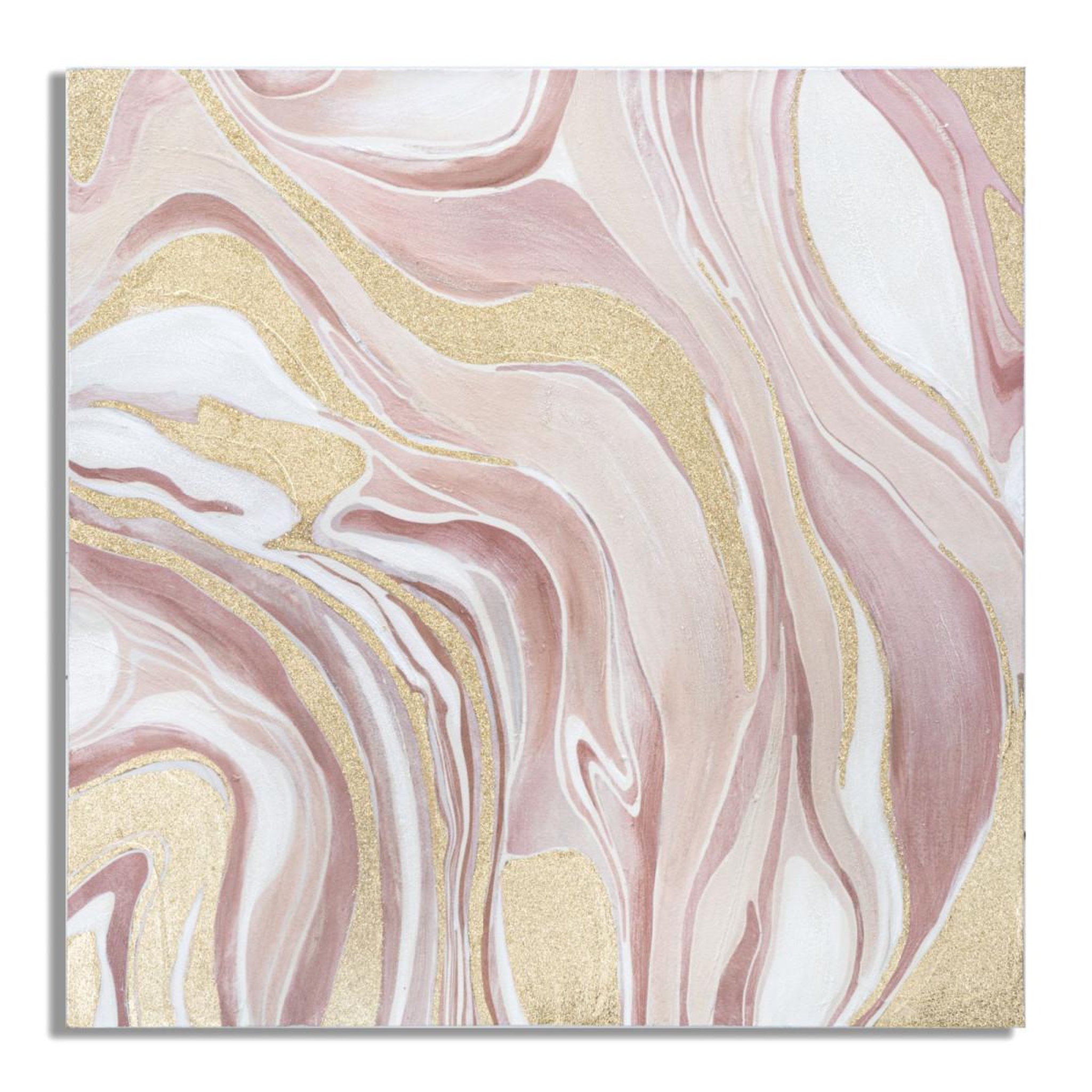 Paris Prix Toile peinture déco  pinkly  80x80cm multicolore