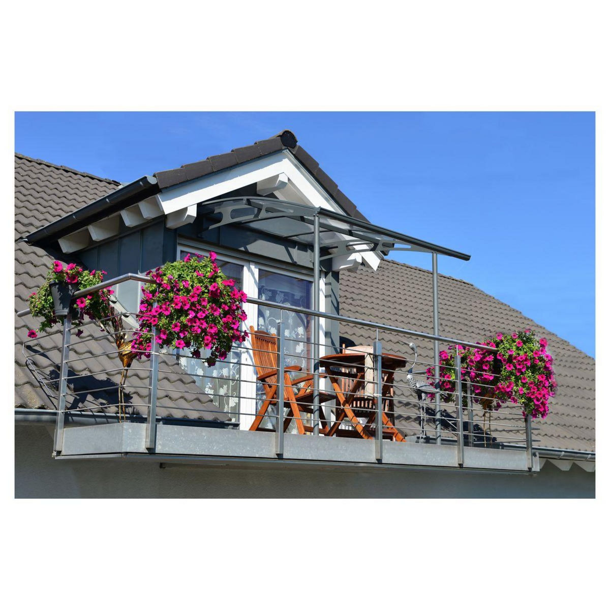 Canopia by PALRAM Marquise - Anthracite - 200x200-5cm - VEGA 2000