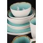 Voir la diapositive 2 : Cosy&Trendy Lot de 4 assiettes à dessert LAGUNA AZZURRO 21,5 cm