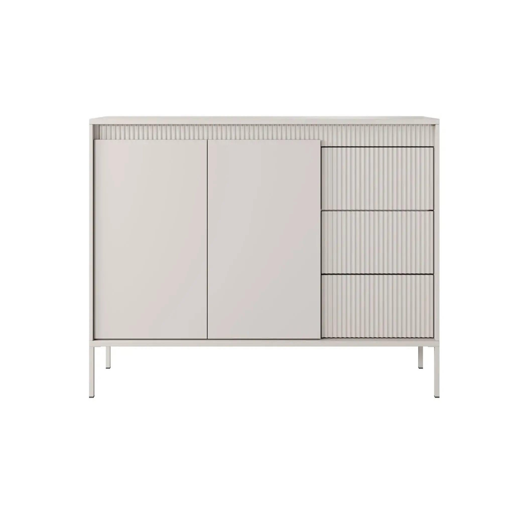 Voir la diapositive 1 : CASANOVA PARIS Alina - buffet 153cmpieds en métal