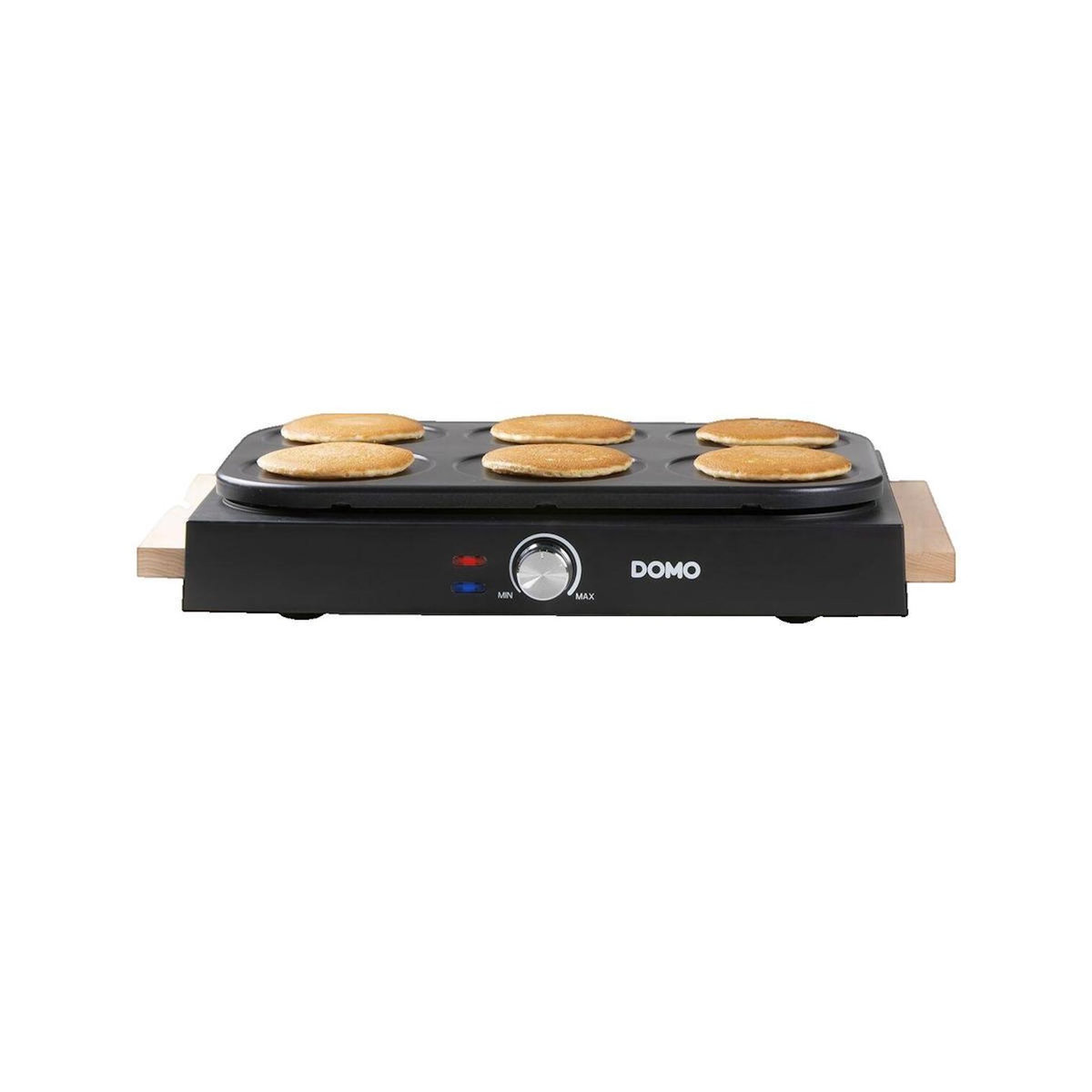 Domo Crêpière électrique Domo DO8719W, 2-en-1 avec 6 poêles antiadhésives