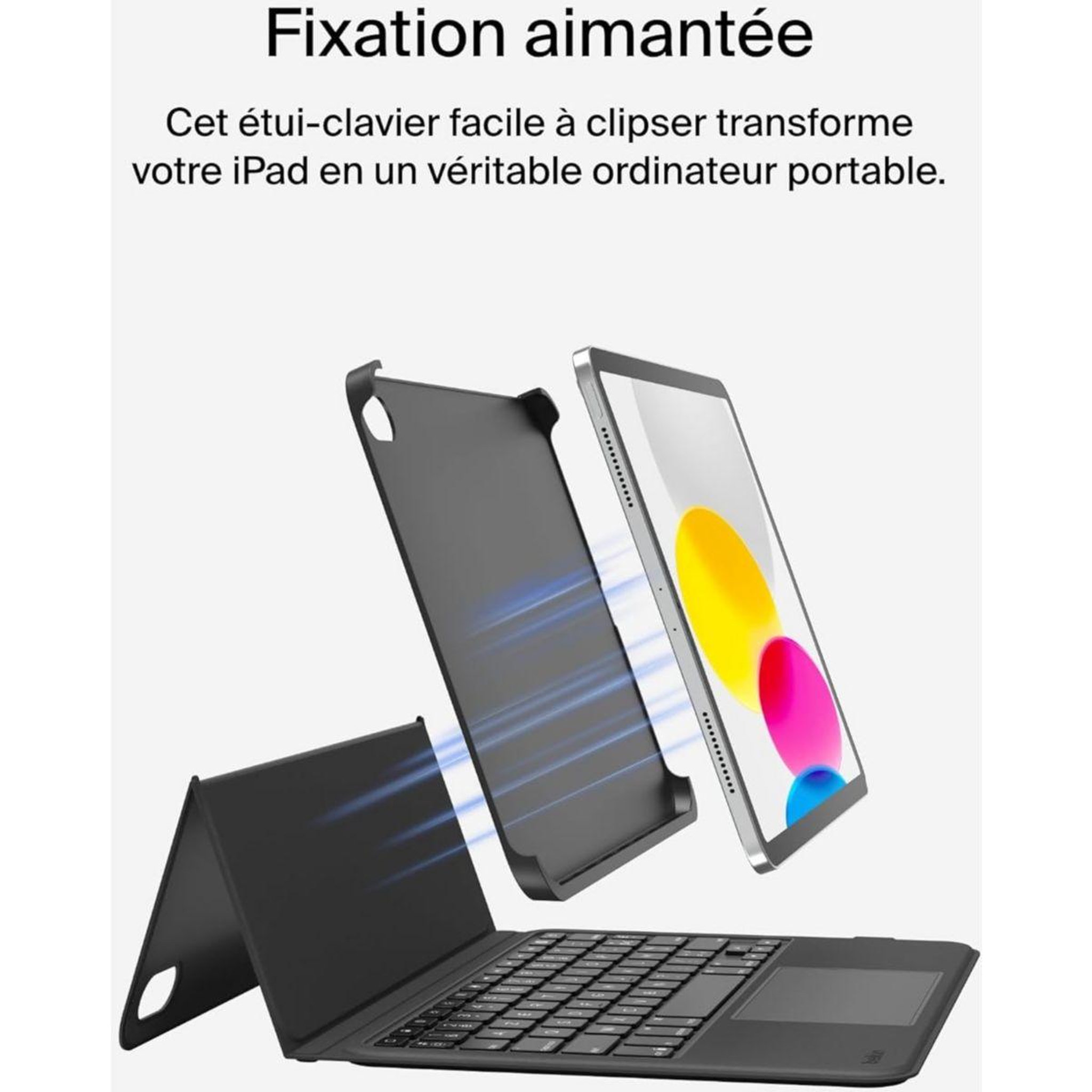 Voir la diapositive 3 : Belkin Clavier tablette Everyday iPad 10,9  (10e gén.)