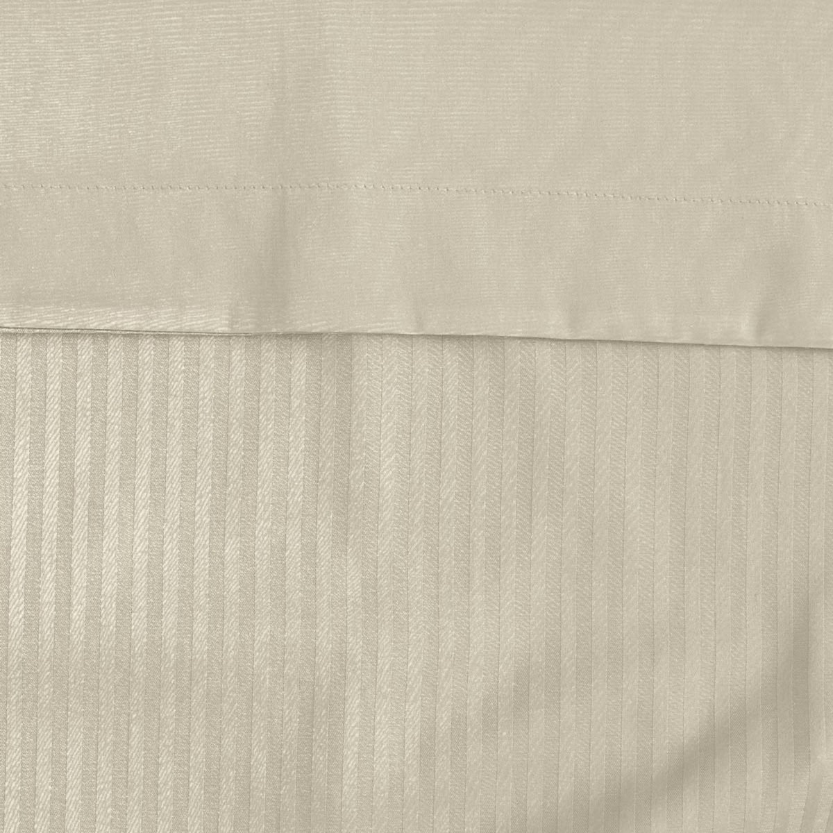 Sensei Maison Parure housse de couette rayée satin + 2 taies 65x65 cm VERSALUXE