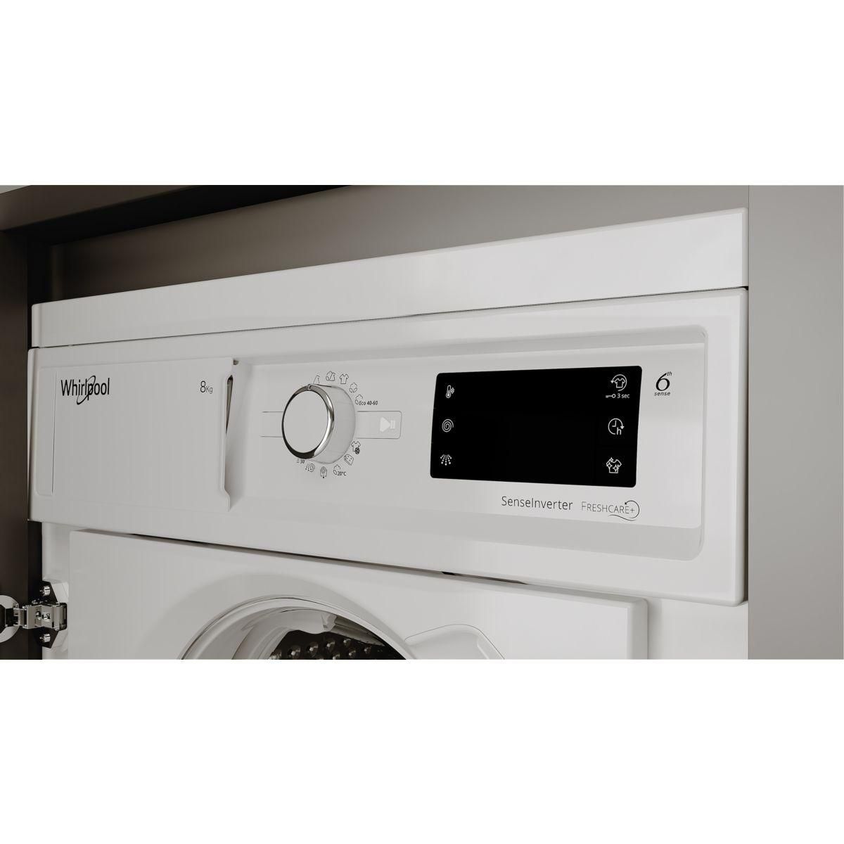 Whirlpool Lave linge hublot encastrable BIWMWG81485EU