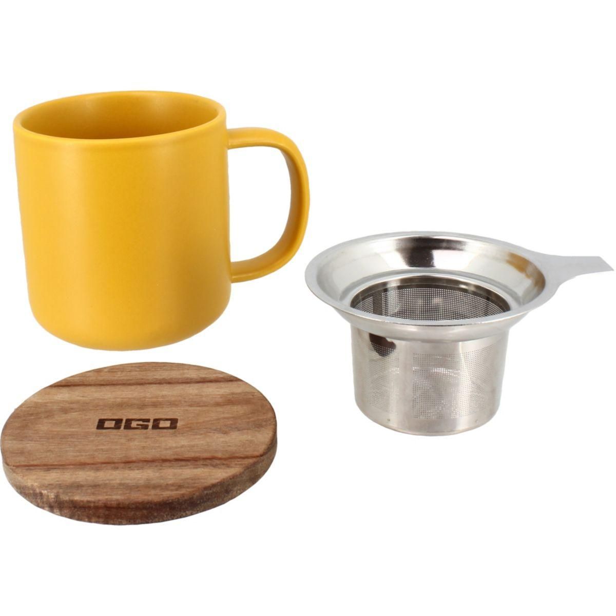 OGO LIVING Théière Tisanière Juliet Jaune 300 ml