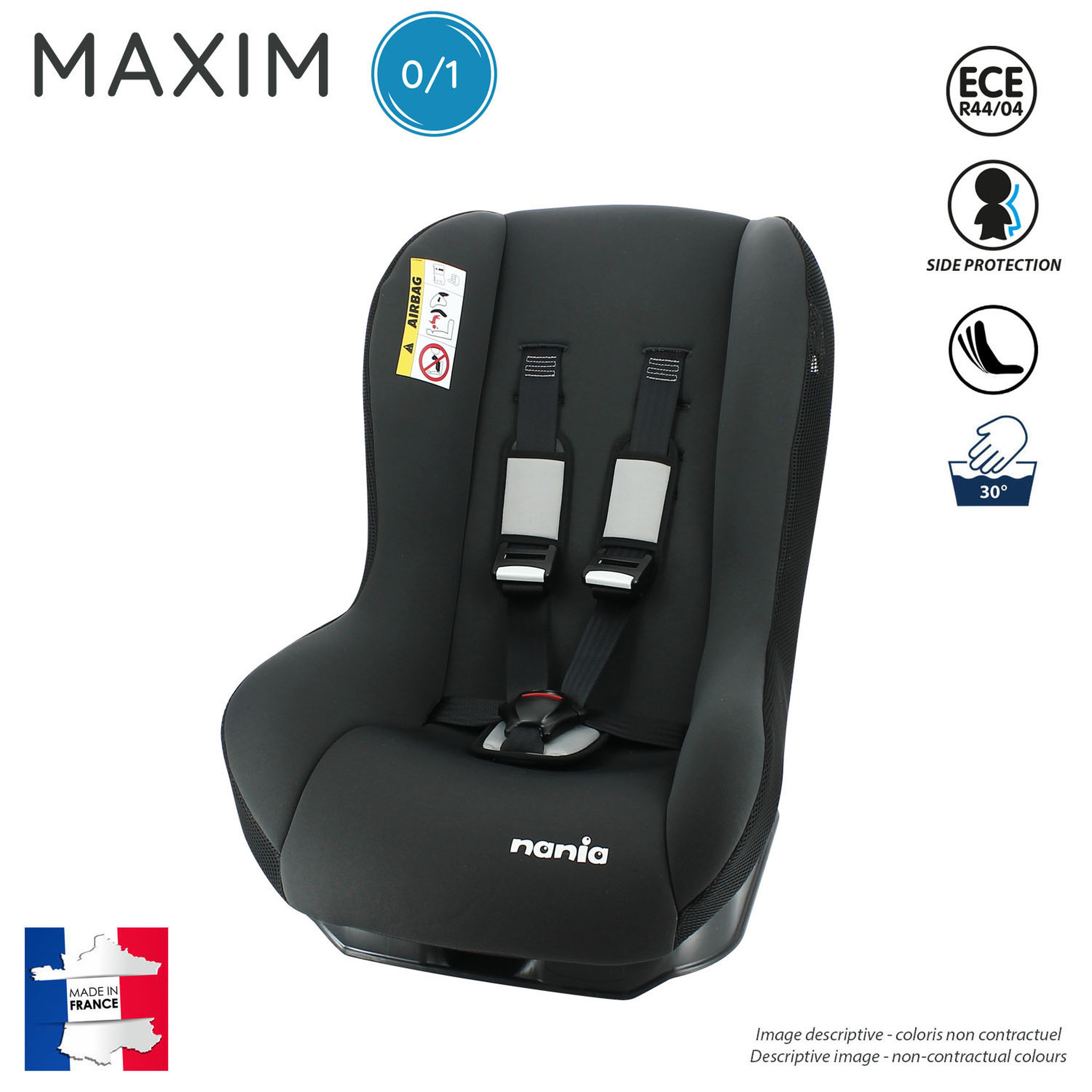 Voir la diapositive 4 : NANIA Siège auto groupe 0/1 Maxim Access