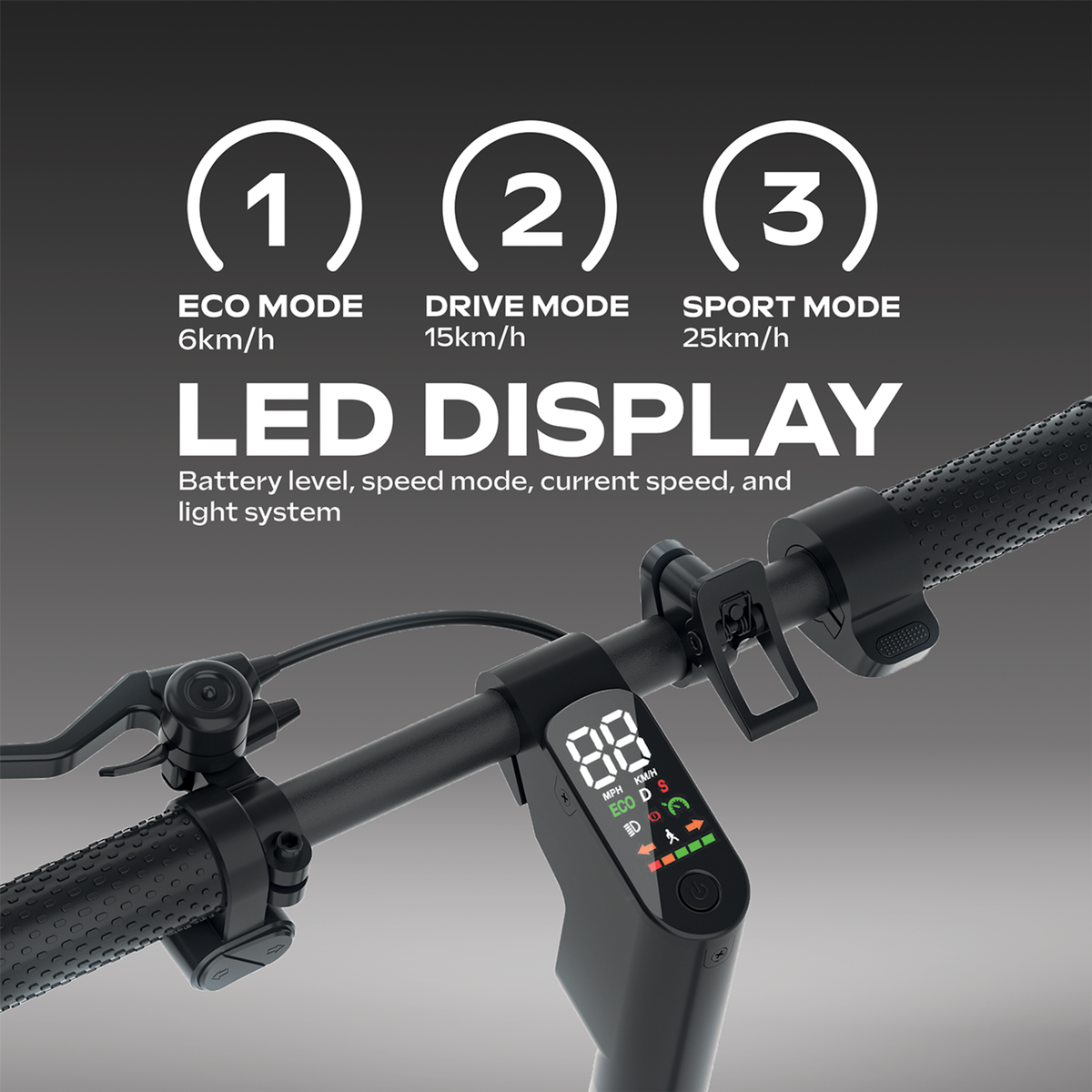 URBANGLIDE Trottinette Électrique Adulte  UrbanGlide 100 EVO –  Moteur 500W -  Autonomie Jusqu'a 25 km - Pneu Cross 10  Gonflable - Batterie 25.2V/10,4Ah - Poids 16Kg