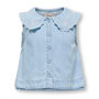 Voir la diapositive 2 : Only Blouse Bleu Fille Only Embroidery