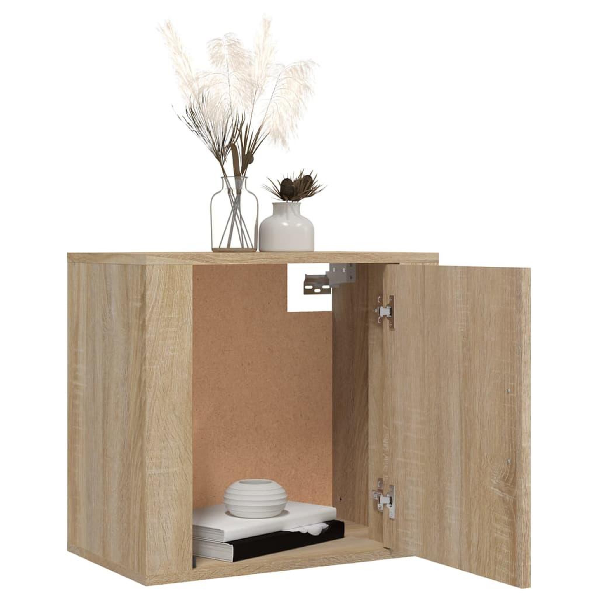 Voir la diapositive 4 : VIDAXL Tables de chevet murales 2 pcs Chene sonoma 50x30x47 cm