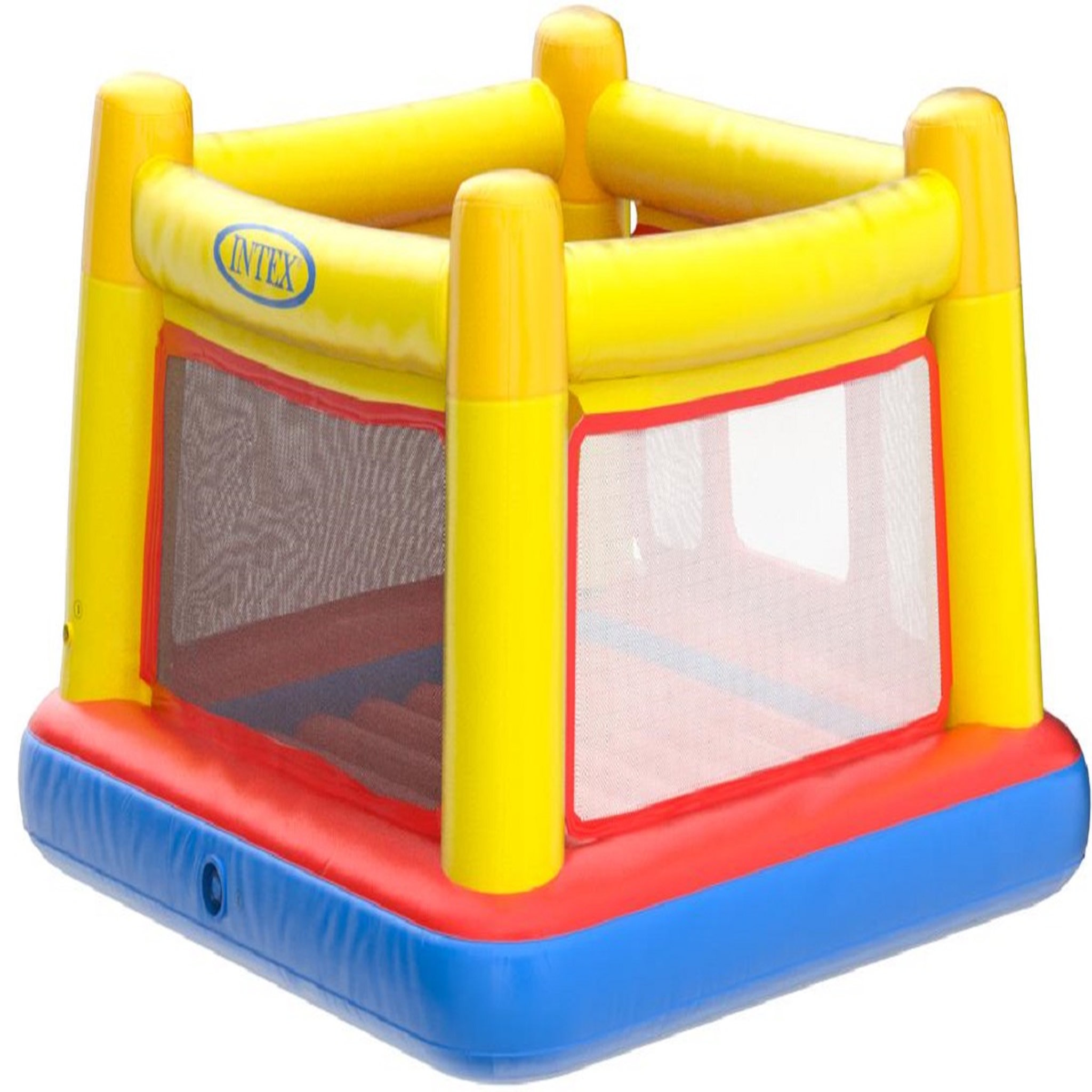 Voir la diapositive 3 : INTEX Trampoline gonflable carré