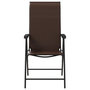 Voir la diapositive 5 : VIDAXL Chaises pliables de jardin lot de 8 marron resine tressee