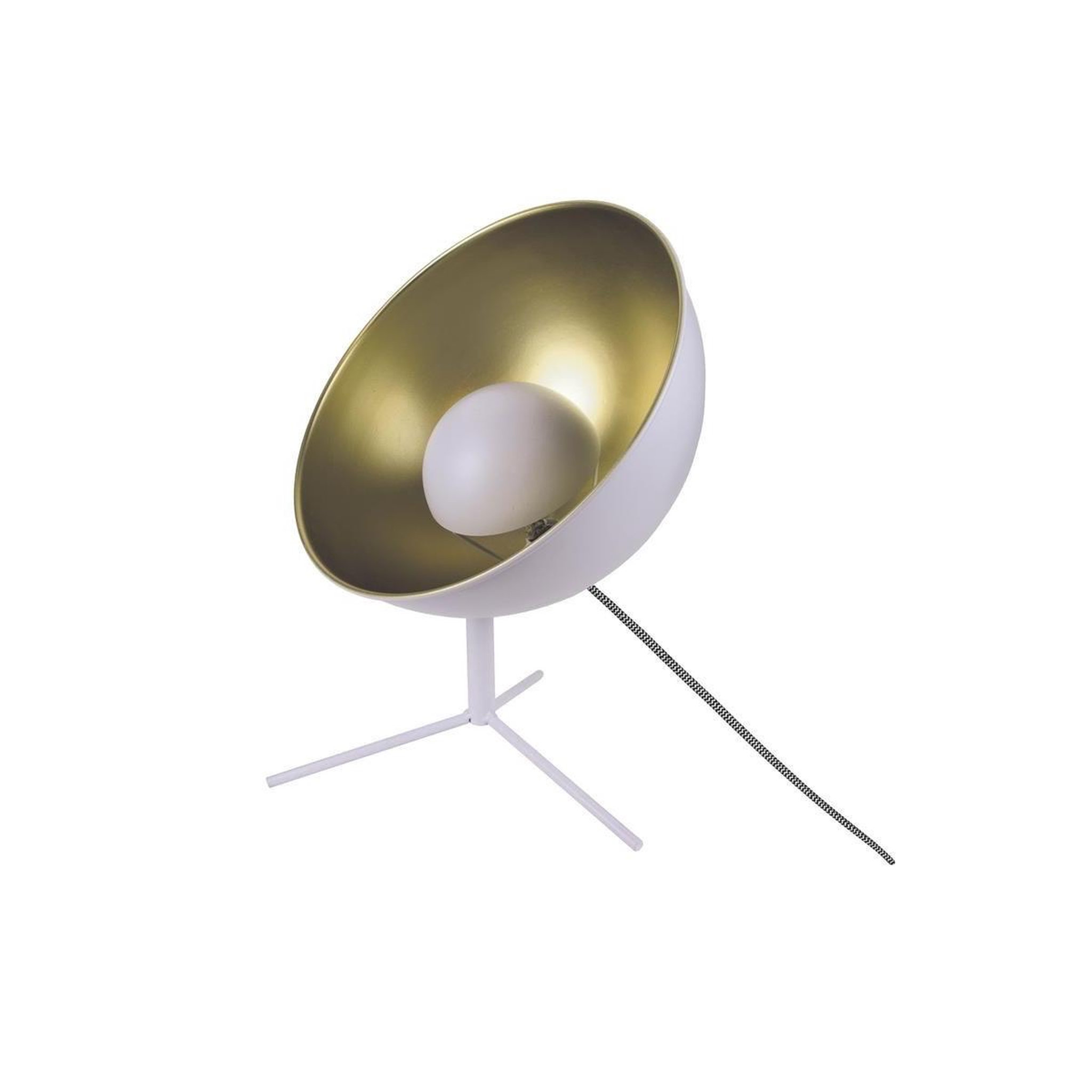 The Home Deco Factory Lampe à poser design  cinéma  45cm blanc