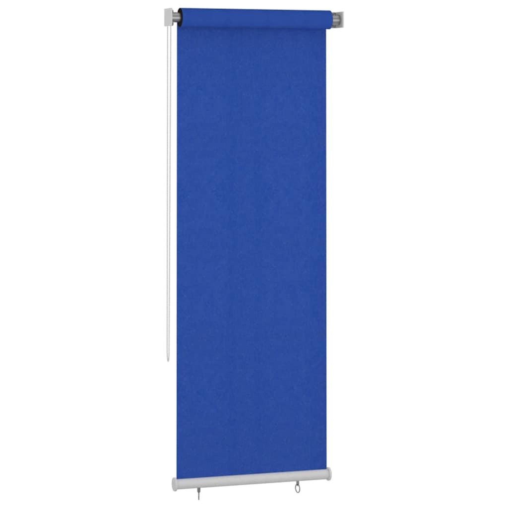 Voir la diapositive 2 : VIDAXL Store roulant d'exterieur 85 (l) x 230 (h) cm hdpe bleu