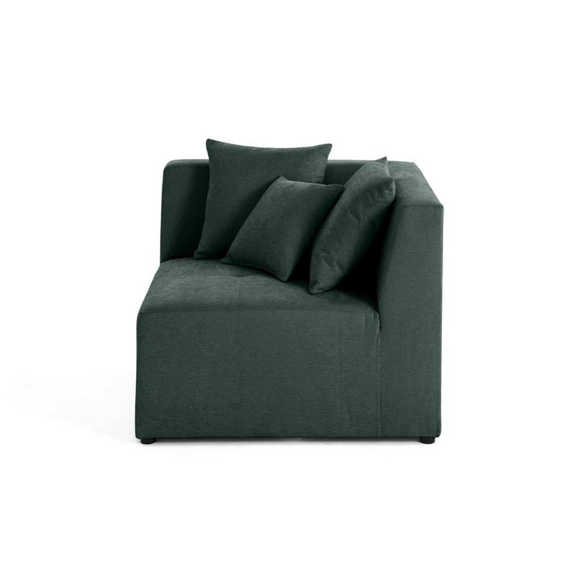 LISA DESIGN Amalfi - module d'angle réversible - en tissu