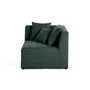 Voir la diapositive 3 : LISA DESIGN Amalfi - module d'angle réversible - en tissu