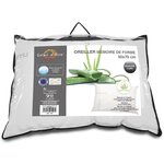 SOLEIL D'OCRE Oreiller mémoire de forme par Soleil d'ocre, avec poche luxe. Coloris disponibles : Blanc