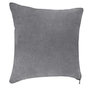 Voir la diapositive 1 : ATMOSPHERA Coussin Déco Carré  Zipper  40x40cm Gris